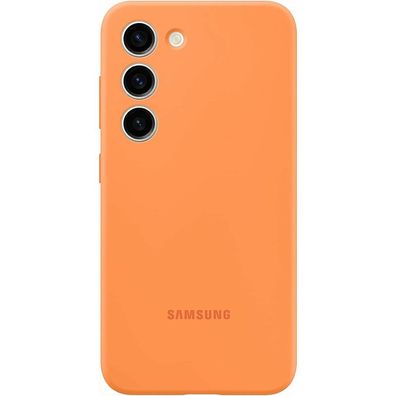 Silicone Case (orange, Samsung Galaxy S23)