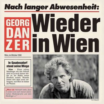 Georg Danzer: Wieder In Wien (Remastered) - - (CD / W)