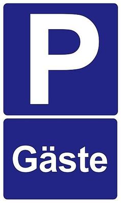 Abverkauf!! Privatparkplatz - P-Gäste - Schild 15x25cm 5mm PVC!
