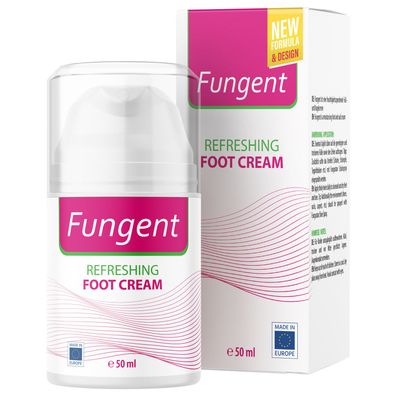 Fungent Creme | Fuß und Nagel Salbe | 50 ml im praktischen Pumpspender