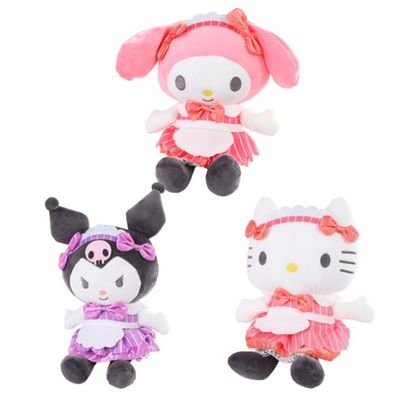 Kuromi Plüschtiere Kawaii niedliche gefüllte Melody Hello Kitty Puppe