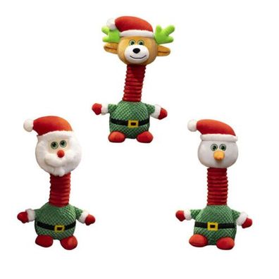 Weihnachtsplüschspielzeug: Weihnachtsmann, Schneemann Plüschtiere