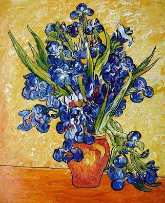Van Gogh - Irises - Leinwandbild auf Keilrahmen