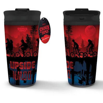 Stranger Things - Upside Down Thermobecher, To Go Becher, 450ml
