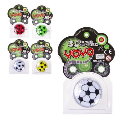 4er Set Fußball Yoyo - ca. 5,5 cm