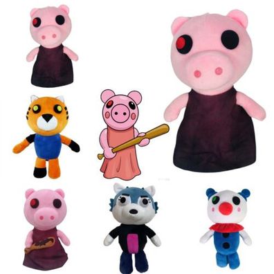 Soft und kuschelig: Roblox Piggy Plüschtier rosa Schwein, Tiger und Clown Charaktere