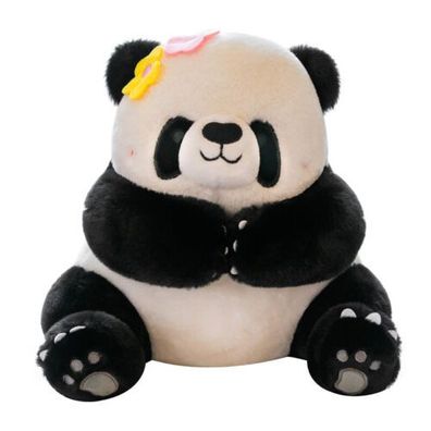 Neues trendiges Stoffpanda-Bärenspielzeug: Weiches und kuscheliges Plüschtiere