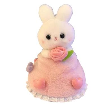 Liebenswertes Bunny-Bouquet-Plüschtiere im Design eines Hasenblumenstraußes