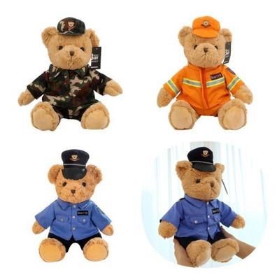Police, Feuerwehr und SWAT Teddybär Stofftier Plüschtiere Puppe, Mädchen Kinder