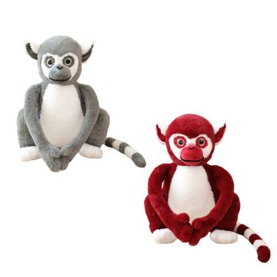 Affen Vorhangclip Realistisches Plüschtiere Affen Design kurzer Plüsch Spielzeug