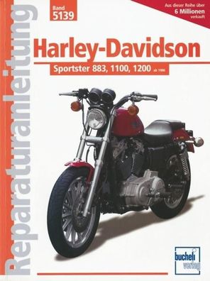 Harley Davidson Sportster 883, 1100, 1200 ab Baujahr 1986-1992,