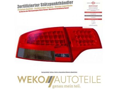 LED Rückleuchten Set rot schwarz Heckleuchten für AUDI A4 B7 Baujahr 2004-2007