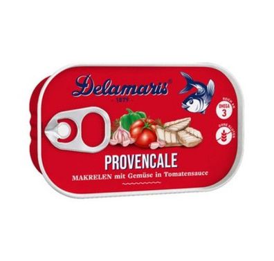 Delamaris Makrelensalat Gemüse Provencale 125g 4 Varianten/ Stückzahlen