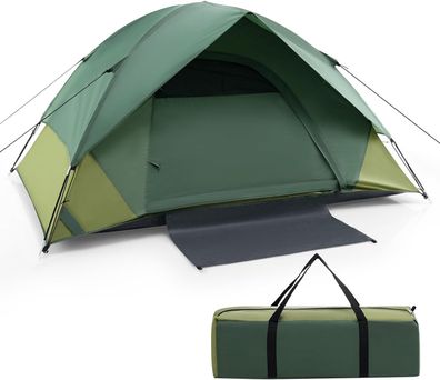 Zelt für 2 Personen, ultraleichtes Campingzelt mit abnehmbarem Regenschutz, Fenstern