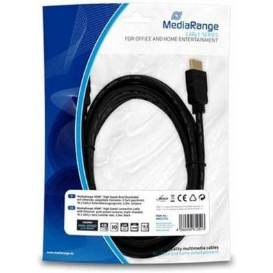 MediaRange HDMI A Kabel 3,0 m schwarz