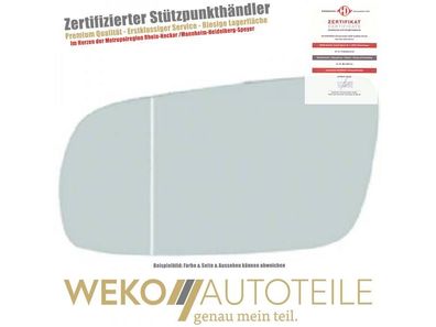 Spiegelglas, Außenspiegel links Diederichs 2245027 für VW