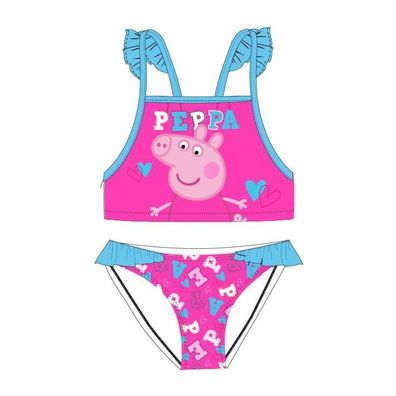 Peppa Pig 2-teiliger Bikini für Mädchen | Pink | Größen 92-110