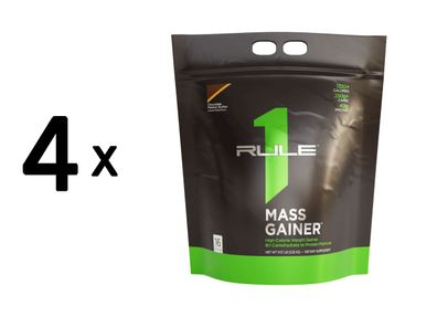 4 x Rule1 R1 Mass Gainer (11,4lbs) Chocolate Peanut Butter