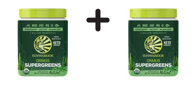 2 x Sunwarrior Ormus Super Greens Organic (225g) Natural