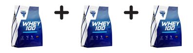 3 x Trec Nutrition Whey 100 (2275g) Brownie