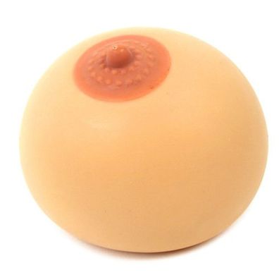 Busen Knetball mit Brustwarze Anti Stress Ball Squeezie Boob Massageball