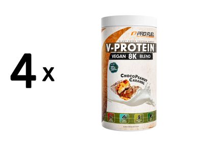 4 x ProFuel V-Protein 8K Blend (750g) Choco Peanut Caramel