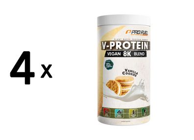 4 x ProFuel V-Protein 8K Blend (750g) Vanilla Cookies