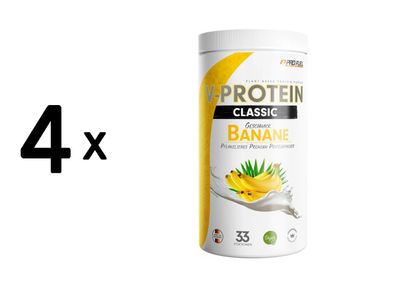 4 x ProFuel V-Protein Classic (1000g) Banana