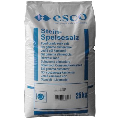 K + S Stein Speisesalz 2,3-0,8 25kg Kochsalz Gewürz