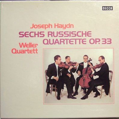 DECCA DK 11 519/1-2 - Sechs Russische Quartette Op. 33