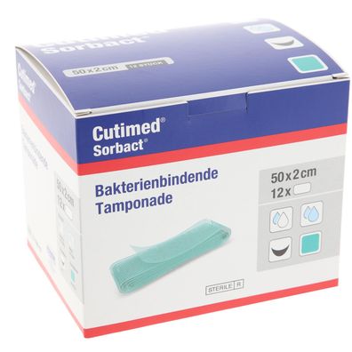Cutimed Sorbact Tamponaden - verschiedene Mengen & Maße