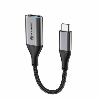 Alogic - Ultra USB-C auf USB-A Adapter 15 cm (Farbe: Space Grau)