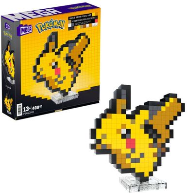 Mattel Pokémon Pikachu Pixel Art Bauset Klemmsteine Bausteine MEGA BLOCKS