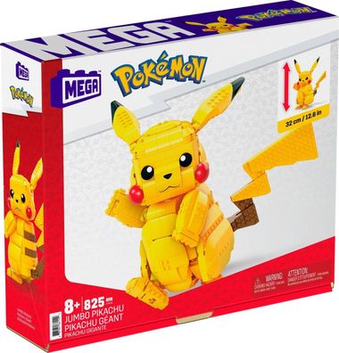 Mattel Pokémon MEGA Jumbo Pikachu Bauset Klemmsteine Bausteine MEGA BLOCKS