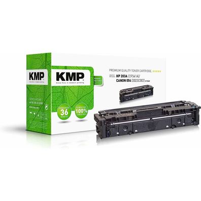 KMP H-T246C cyan Toner ersetzt HP 203A; Canon 054(CF541A; 3023C002)