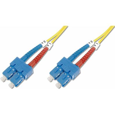 Digitus Lwl Os2 Patch Cable 1m Sc To Sc - Lszh Duplex Single Mode 09/125? 10gb/ S