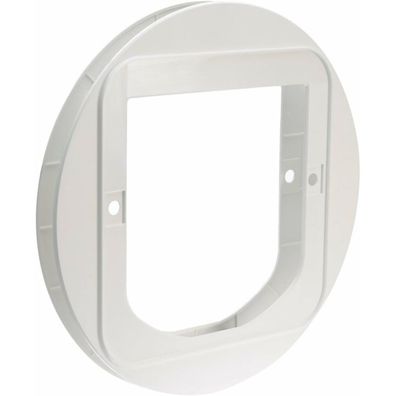 Sureflap Mounting Adapter For Cat Flap - White - 14 X 12 Cm