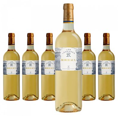 6 x Domaines Barons de Rothschild (Lafite) Les Légendes R Bordeaux blanc – 2022