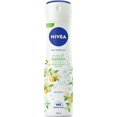 Nivea Miracle Garden 48h Spray Deodorant Jasmin & Bergamotte 150ml