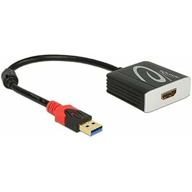 Delock 62736 Video Cable Adapter 0.2 M Usb A Hdmi Black