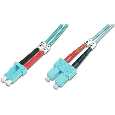 Digitus Dk-2532-03 / 3 Fiber Optic Cable 3 M Om3 Lc Sc Blue