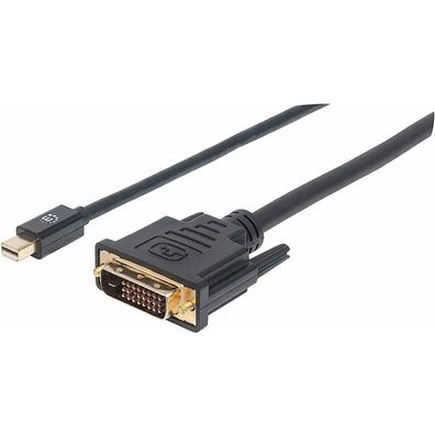 Manhattan Cable Displayport Plug To Displayport Plug Mini Dp 1.2a Op