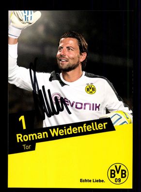 Roman Weidenfeller Autogrammkarte Borussia Dortmund 2013-14 Original Si + A 125980