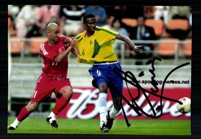 Roque Junior Nationalspieler Brasilien Foto Original Signiert + A 232970