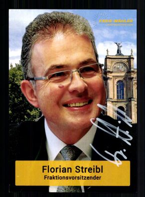 Florian Streibl Autogrammkarte Original Signiert + 11033