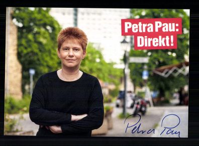Petra Pau Autogrammkarte Original Signiert + 11092