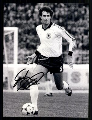 Gerd Strack DFB Nationalspieler 1982-84 Foto Original Signiert + G 40474