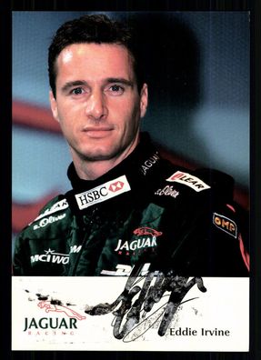 Eddie Irvine Formel 1 1993-2002 Autogrammkarte Original Signiert + G 40549