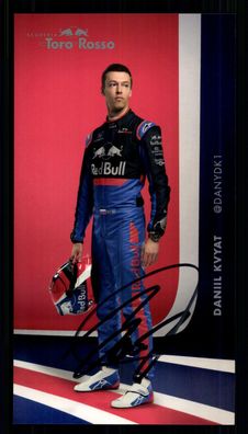 Daniel Kvyat Formel 1 2014-2020 Autogrammkarte Original Signiert + G 40560