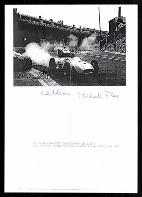 Michael May Formel 1 1961 Autogrammkarte Original Signiert + G 40564